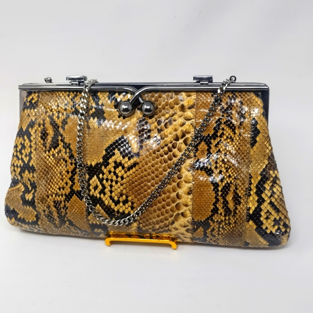 Ruth Saltz Phyton Snakeskin Bag